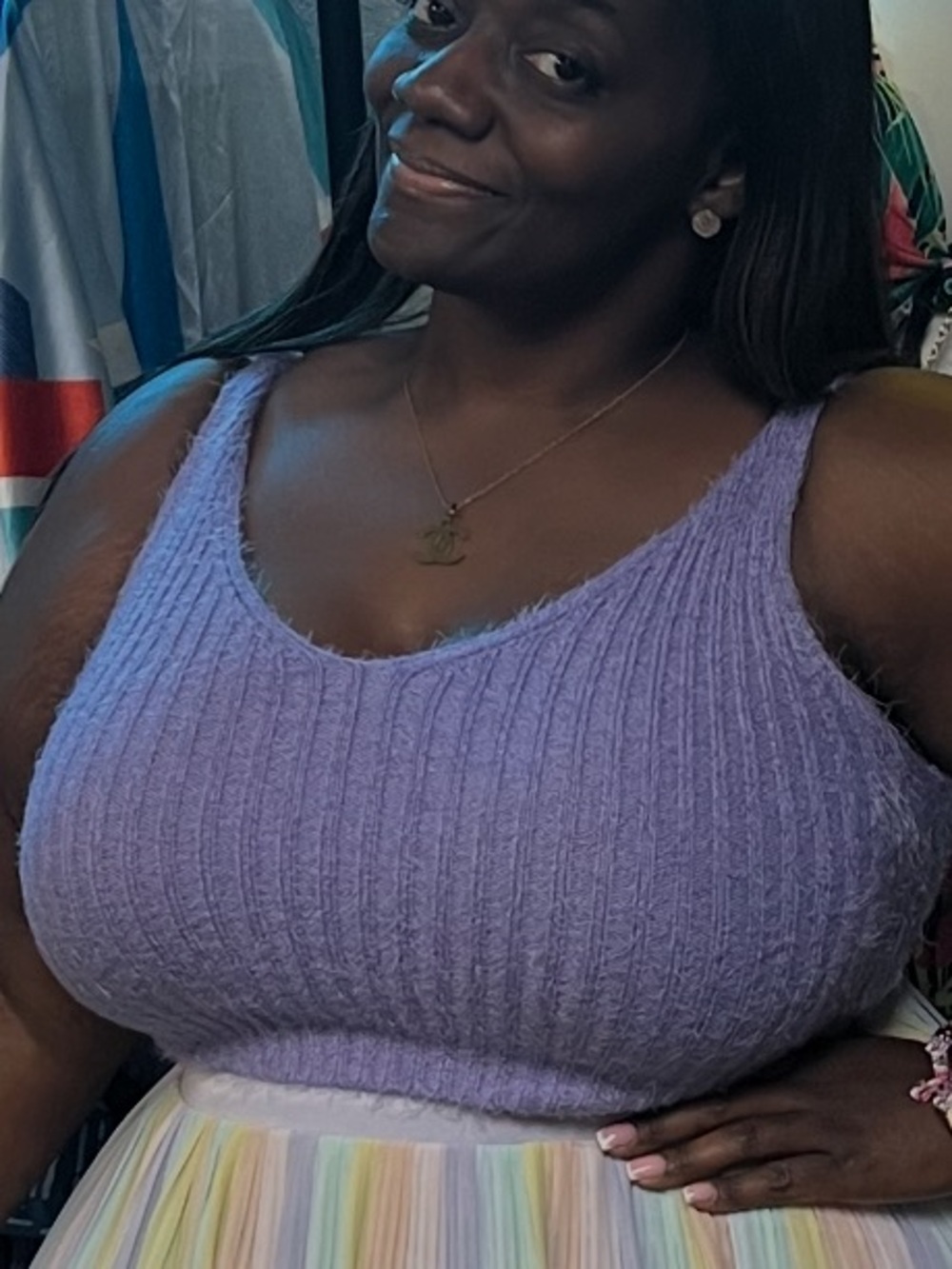 Lavender Knit Tank!